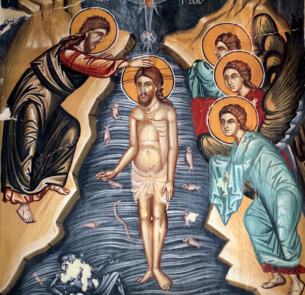O fresco bizantino do século XV de Unbekannt Unbekannt