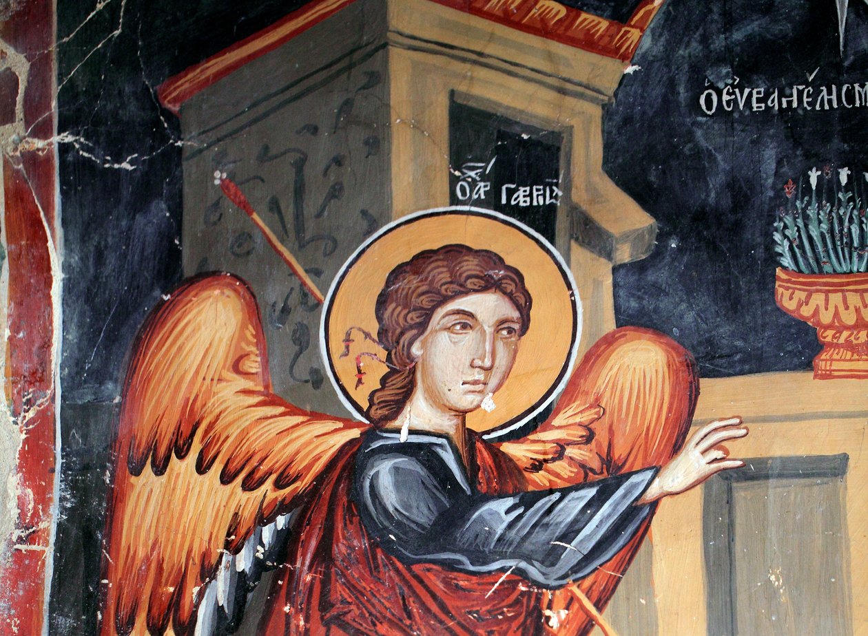 O fresco bizantino do século XV de Unbekannt Unbekannt
