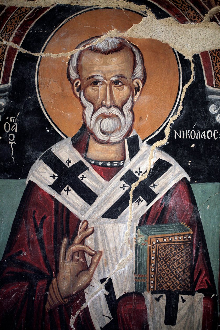 O fresco bizantino do século XV de Unbekannt Unbekannt