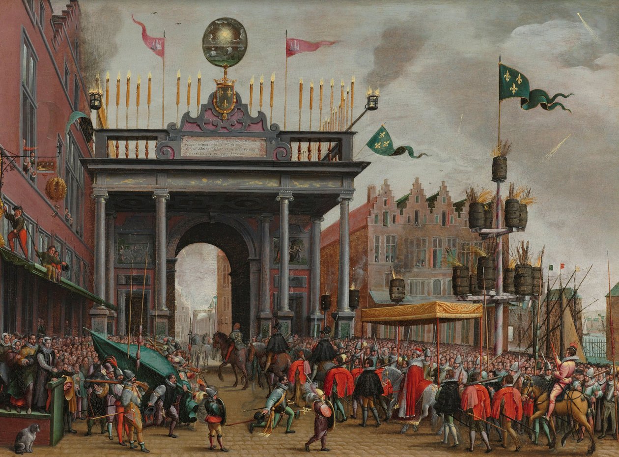 A entrada feliz do duque de Anjou, 1582-1600 de Unbekannt Unbekannt