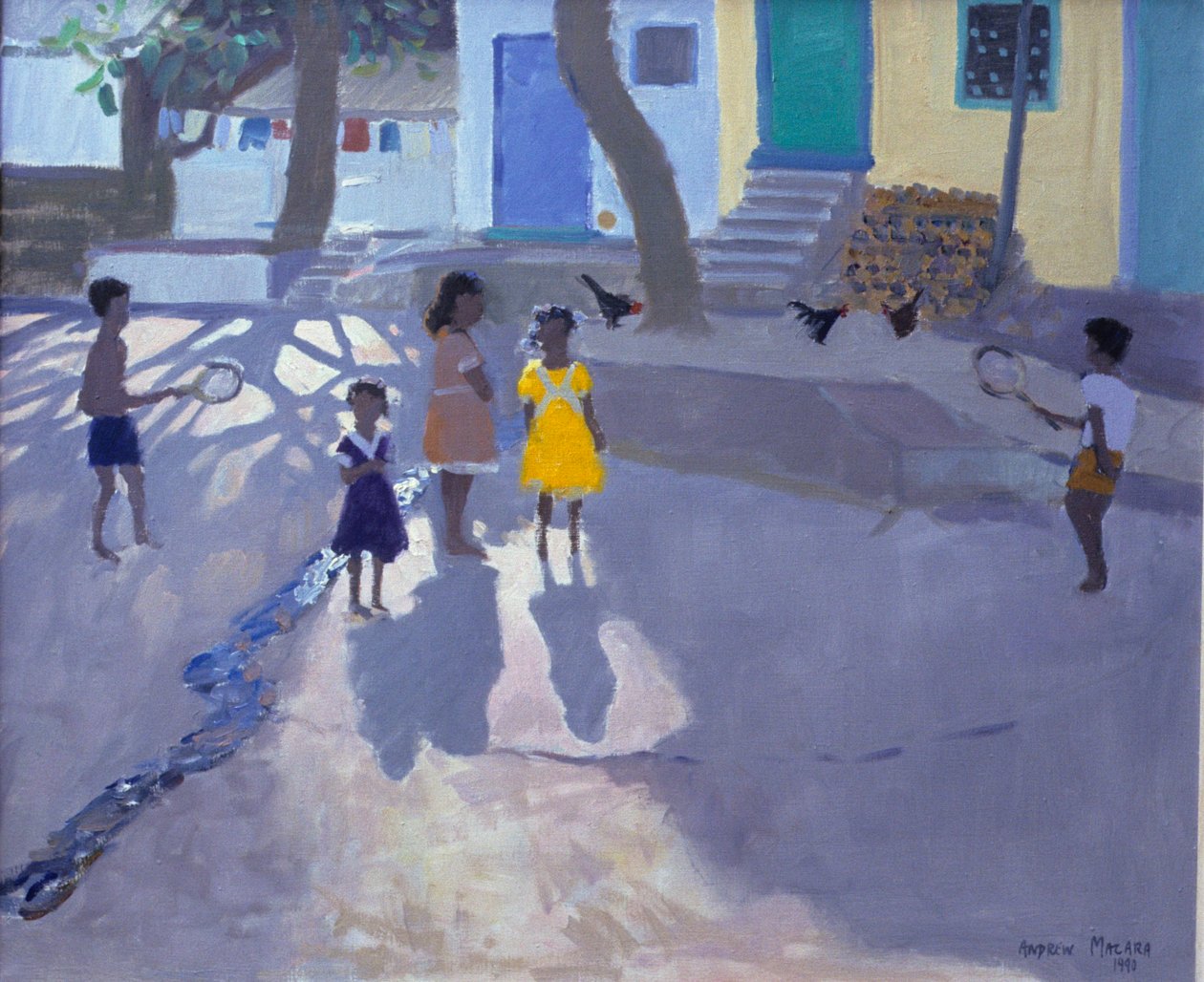 O vestido amarelo, Udaipur, Índia, 1990 de Unbekannt Unbekannt