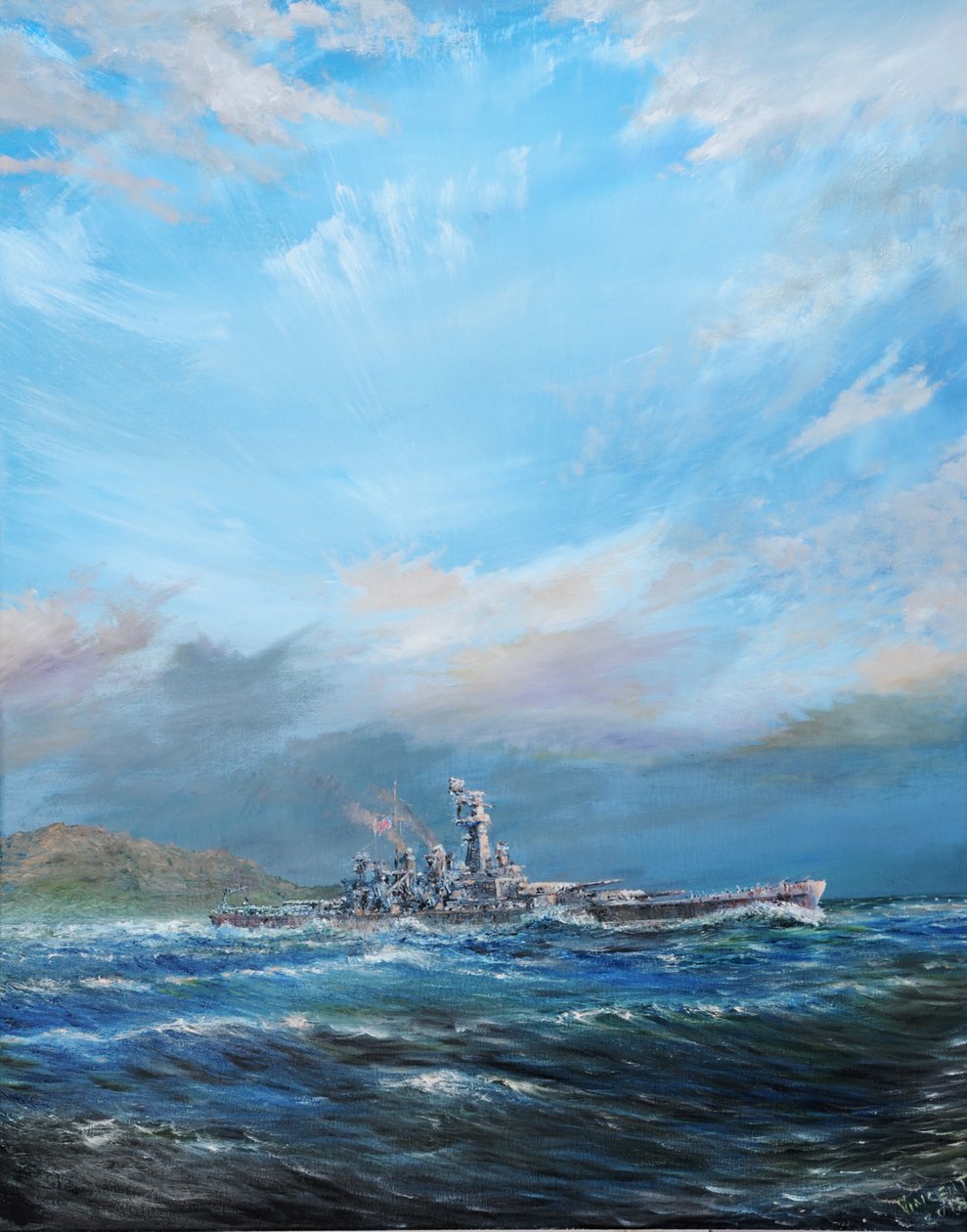 USS Washington deixa Guadalcanal, 2018, de Unbekannt Unbekannt