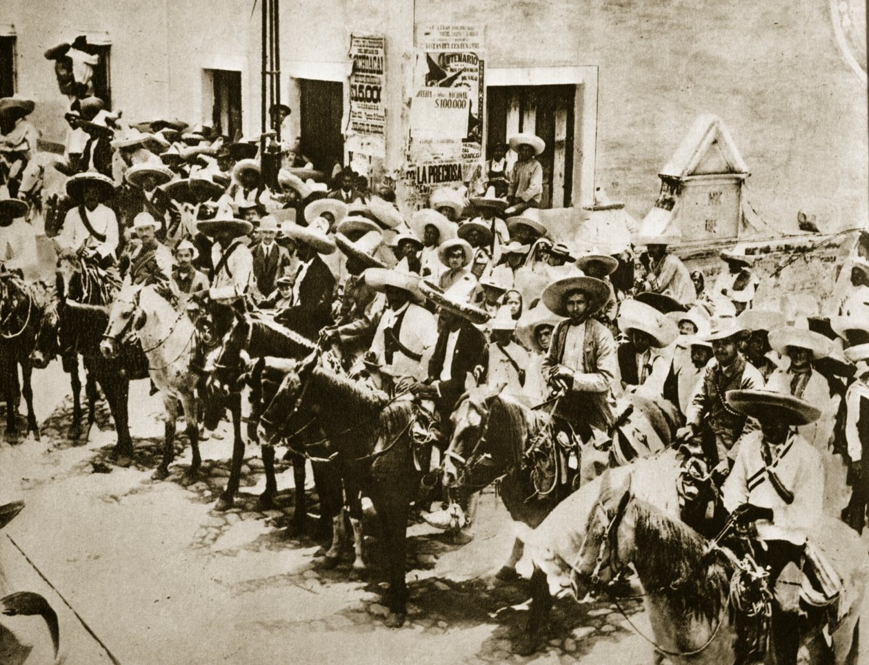 Zapata e seus homens, 1910 de Unbekannt Unbekannt