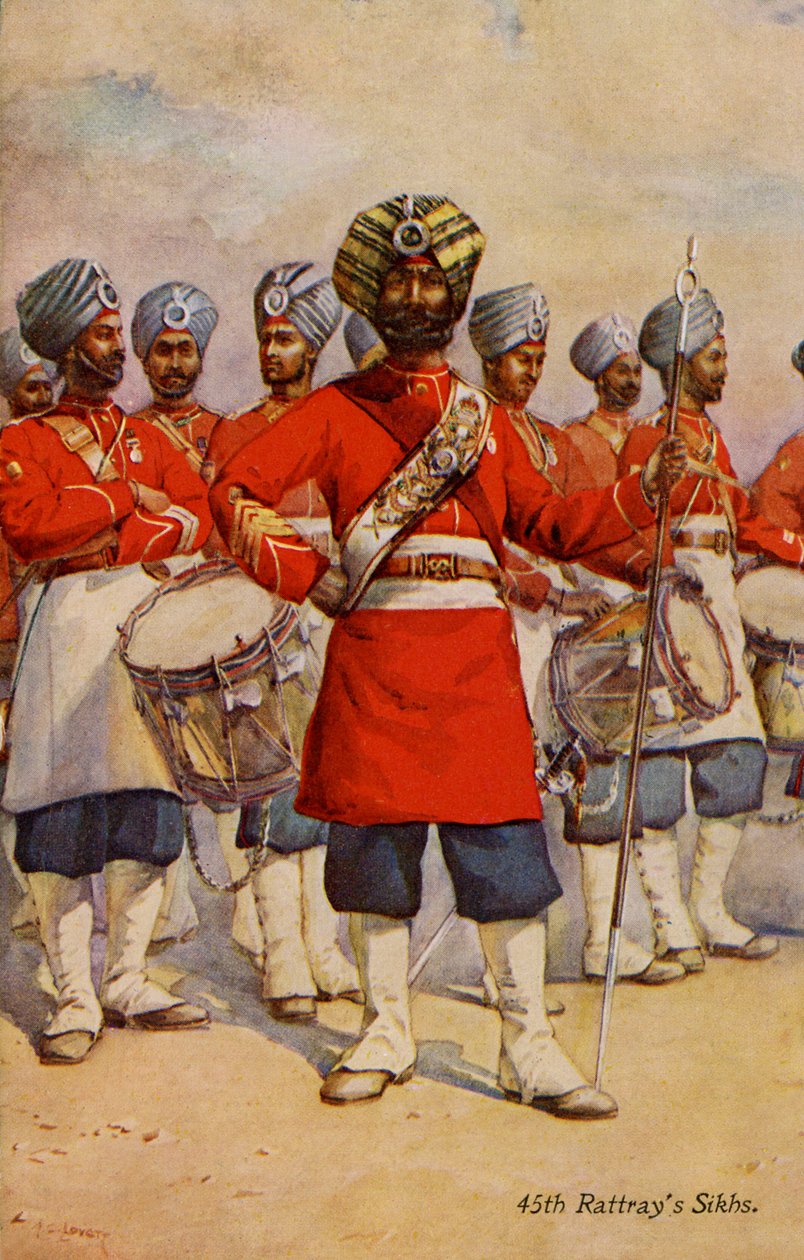 45º Sikhs de Rattray, Exército Colonial Britânico de Unbekannter Künstler
