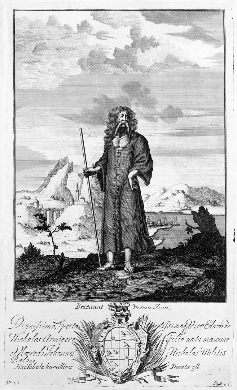 Um Druida (gravura) de Unbekannt