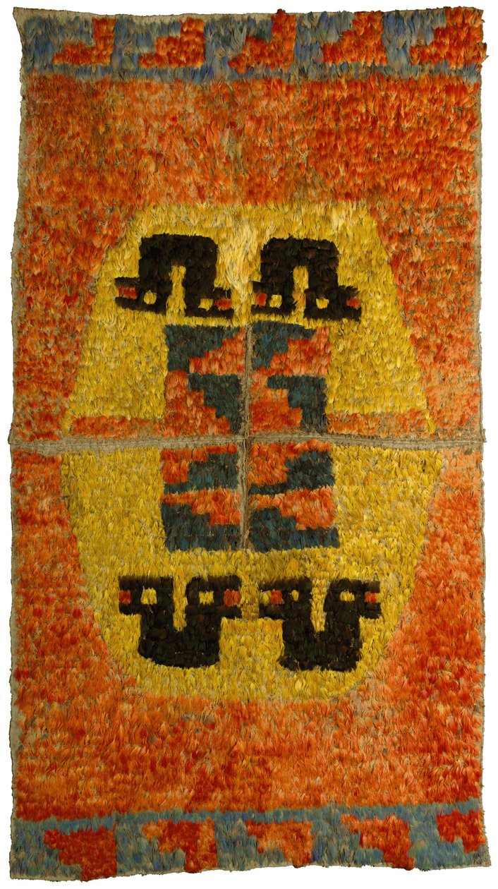 Uma túnica de penas de Nazca-Huari, c. 700-1100 de Unbekannt