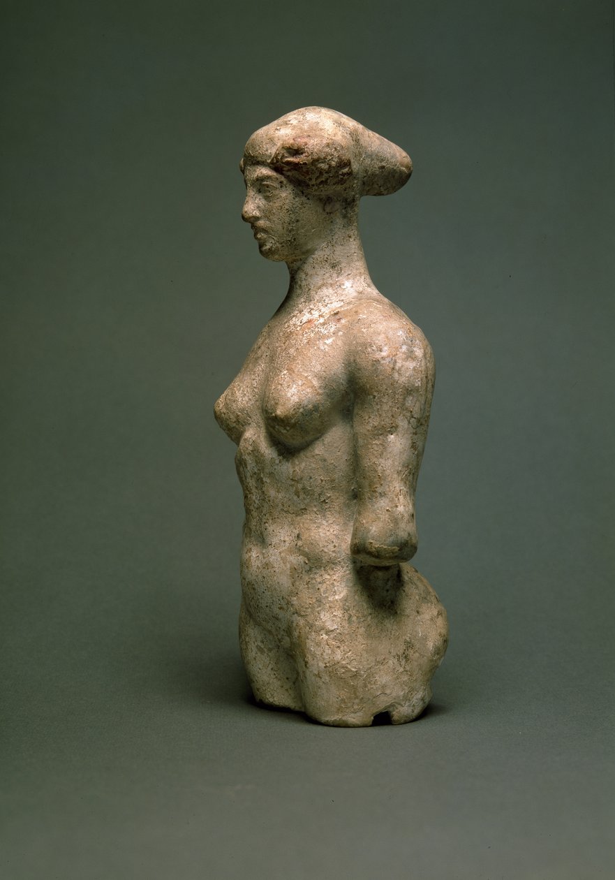 Uma Boneca Nua, Grega, Sótão, século V a.C. (terracota) de Unbekannt