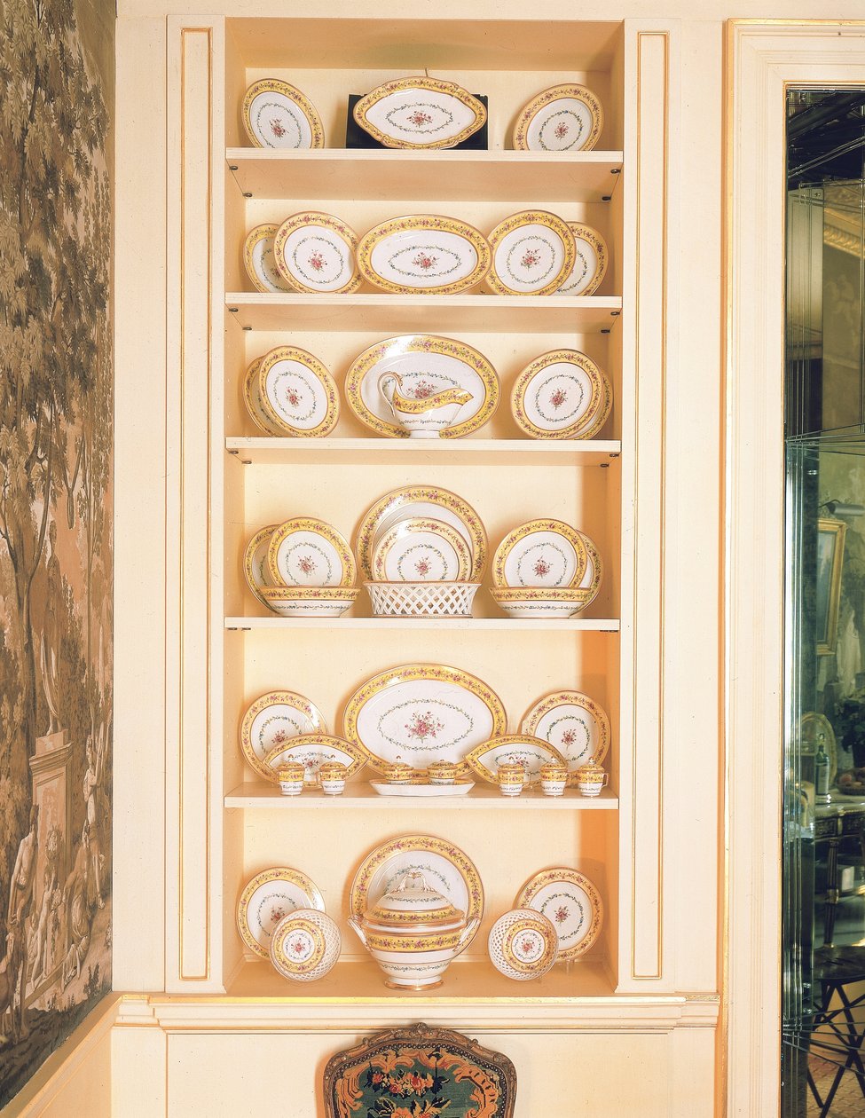 Serviço de jantar em Paris (Rue des Crussol), c.1792-95 (porcelana) de Unbekannt