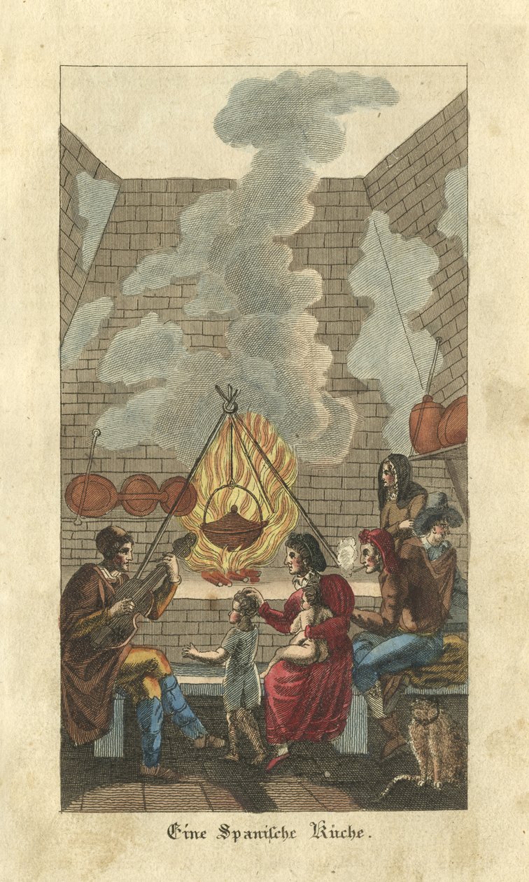 Uma cozinha espanhola de Unbekannter Künstler