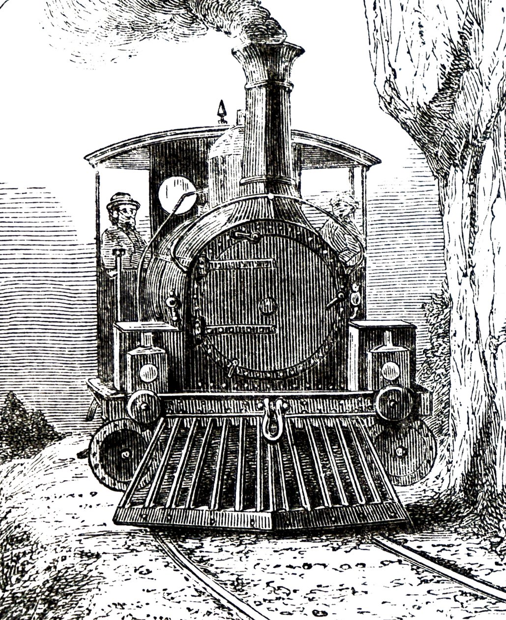 Um freio de tracção de locomotiva. de Unbekannt