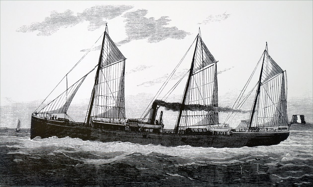 Um navio refrigerado de Unbekannt