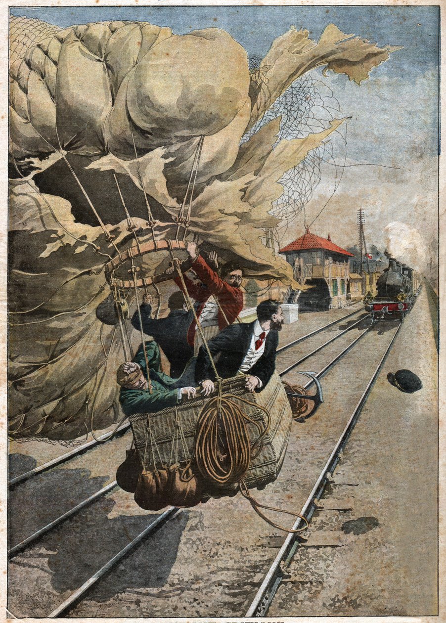 Acidente de montgolfiere. Acidente de balão. de Nicolas Liez