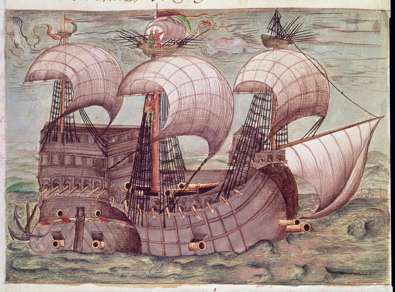 Adicionar 15217 f.38v O galeão `Nuestra Senora de Guadalupe