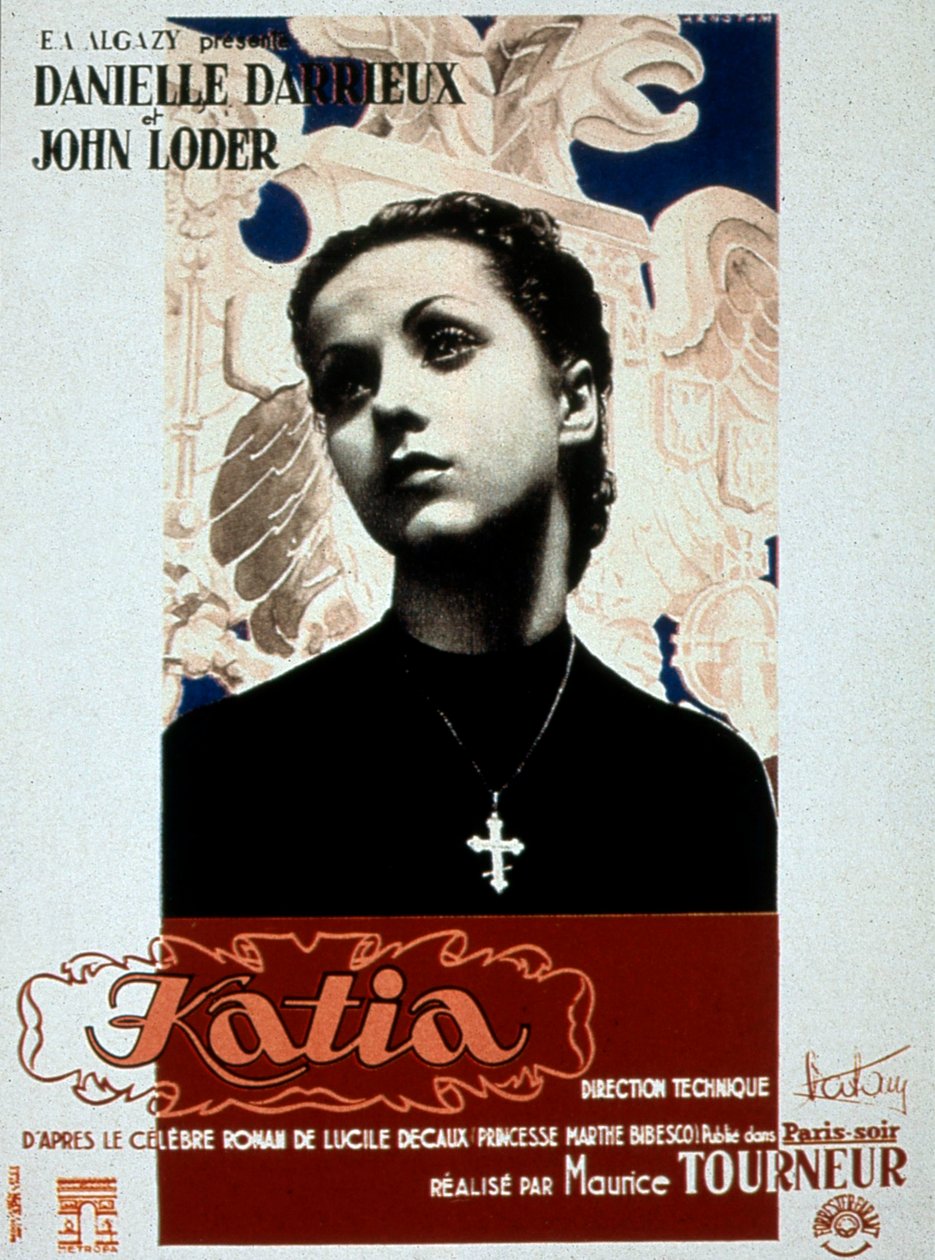 Cartaz do filme Katia de Maurice Tourneur com Danielle Darrieux 1938 de Unbekannt