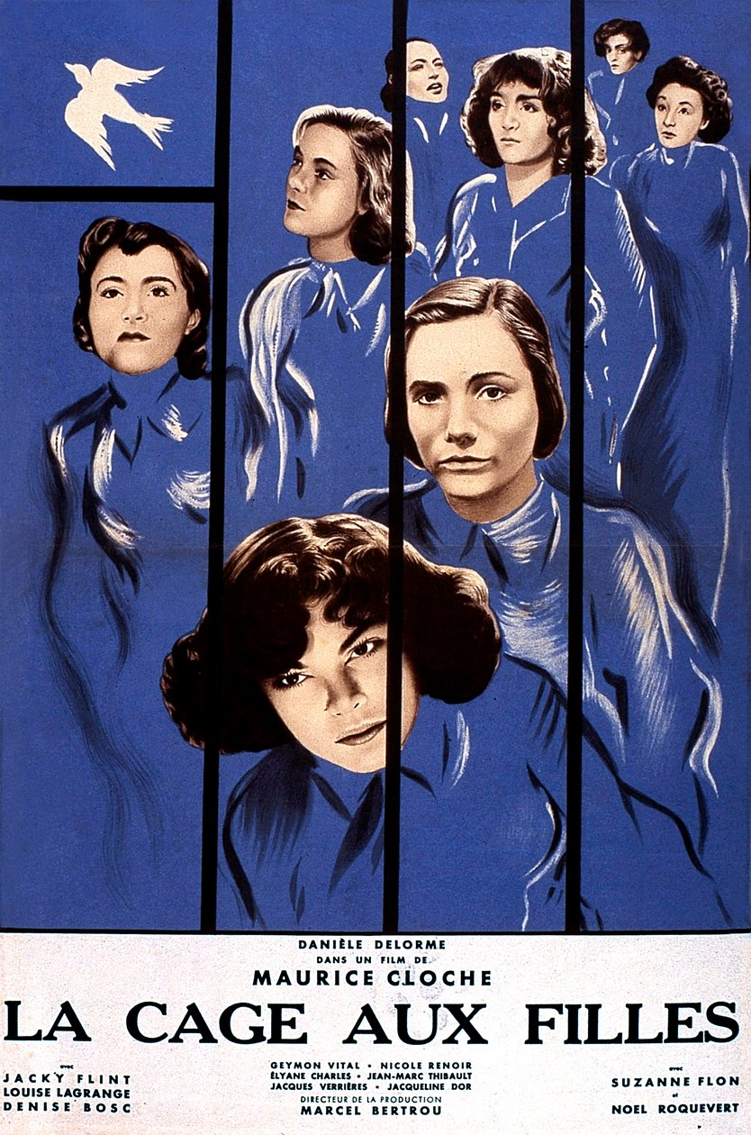 Cartaz do filme La cage aux filles de MauriceCloche 1949 de Unbekannt