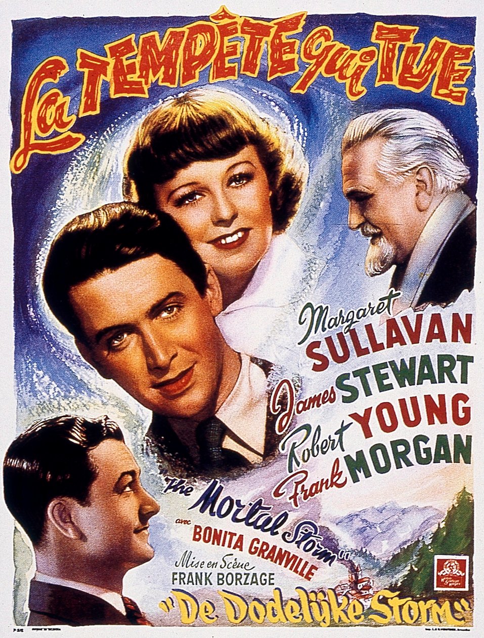 Cartaz do filme A Tempestade Assassina de FrankBorzage com Margaret Sullavan e James Stewart 1940 de Unbekannt