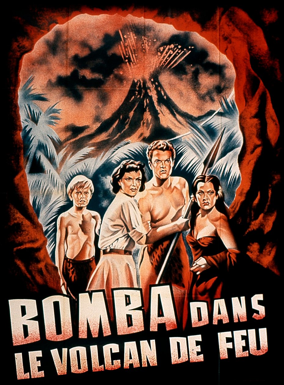 Cartaz do filme The Lost Volcano by FordBeebe com Johnny Sheffield e Donald Woods 1950 de Unbekannt