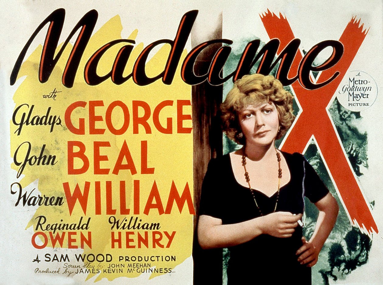 Cartaz do filme "Madame X" de SamWood 1947 de Unbekannt