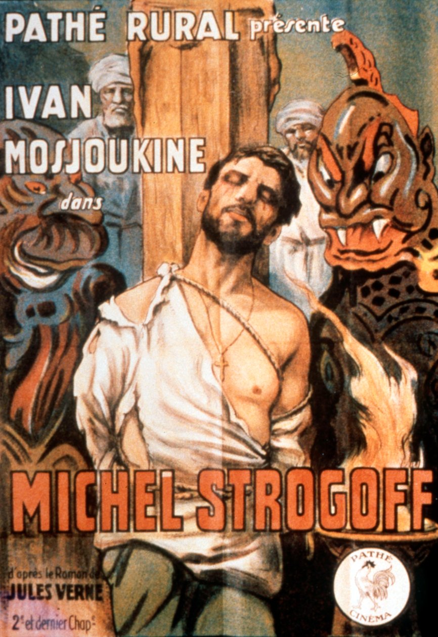 Cartaz do filme Michel Strogoff por ViktorTourjansky 1926 crédito: Ruez des Archives/RDA de Unbekannt