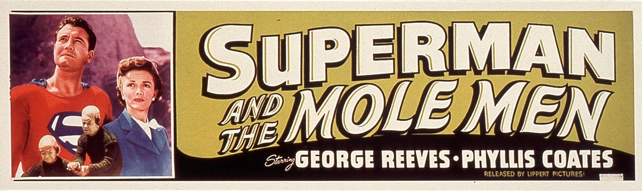Cartaz do filme SUPERMAN AND THE MOLE MEN de LeeSholem com Phyllis Coates, George Reeves 1951 de Unbekannt