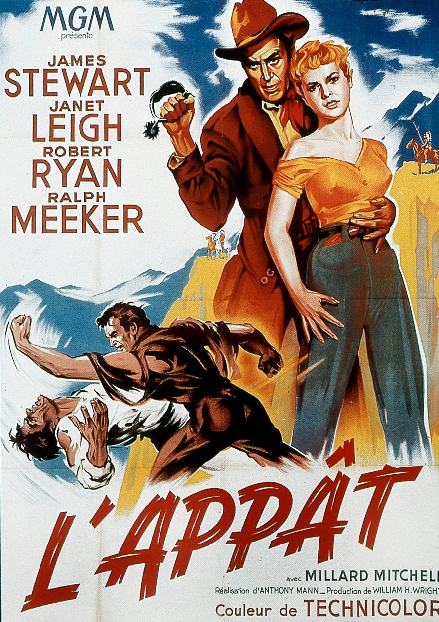Poster do filme The Naked Spur, de AnthonyMann 1953 de Unbekannt