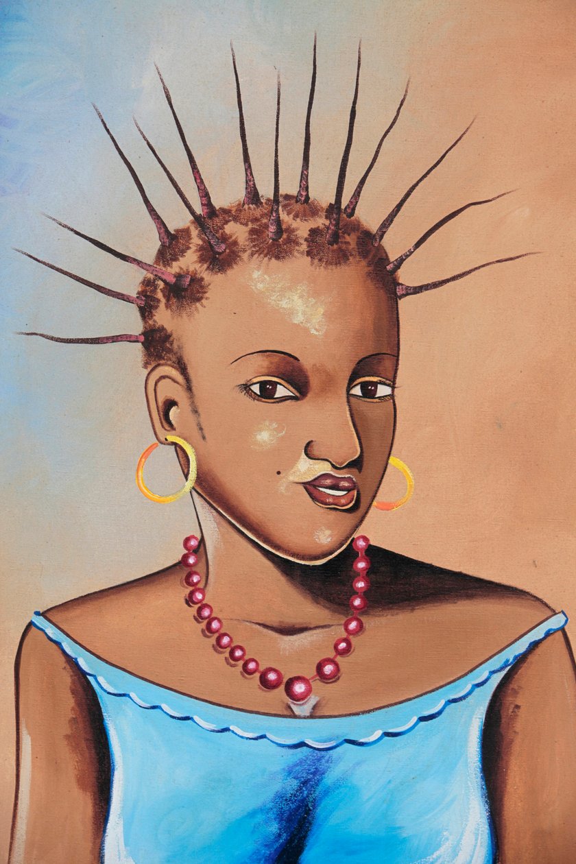 Pintura africana, Ouidah, Benin de Unbekannt