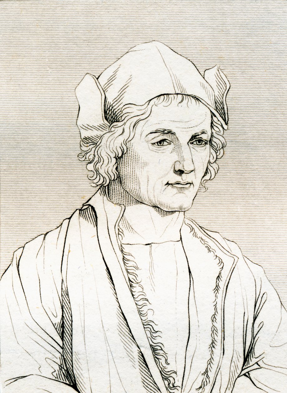 O pai de Albrecht Dürer, após uma pintura de Albrecht Dürer em 1497, da 