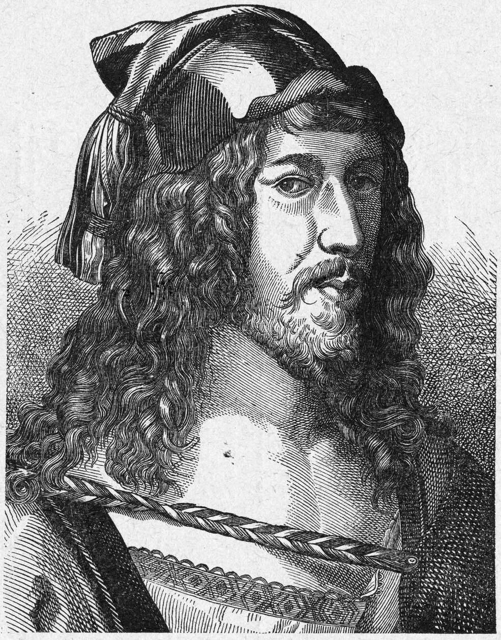 Albrecht Durer, após o seu autorretrato de Unbekannter Künstler