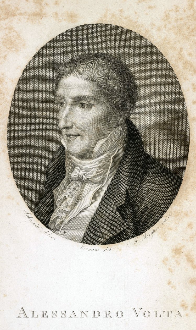 Alessandro Volta (comte Alessandro Giuseppe Anastasio Volta) de Unbekannt