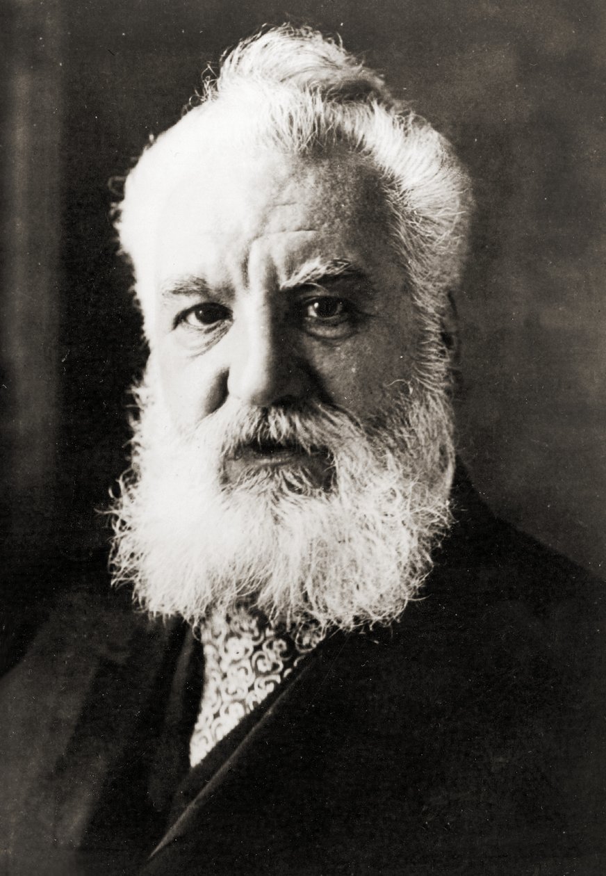 Alexander Graham Bell, c.1920 (fotografia a preto e branco) de Unbekannter Künstler