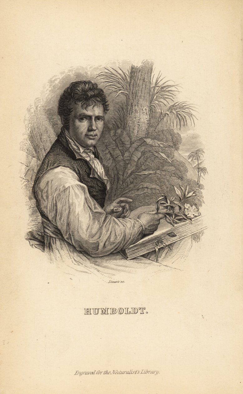 Alexander von Humboldt, explorador alemão, naturalista e botânico de Unbekannt