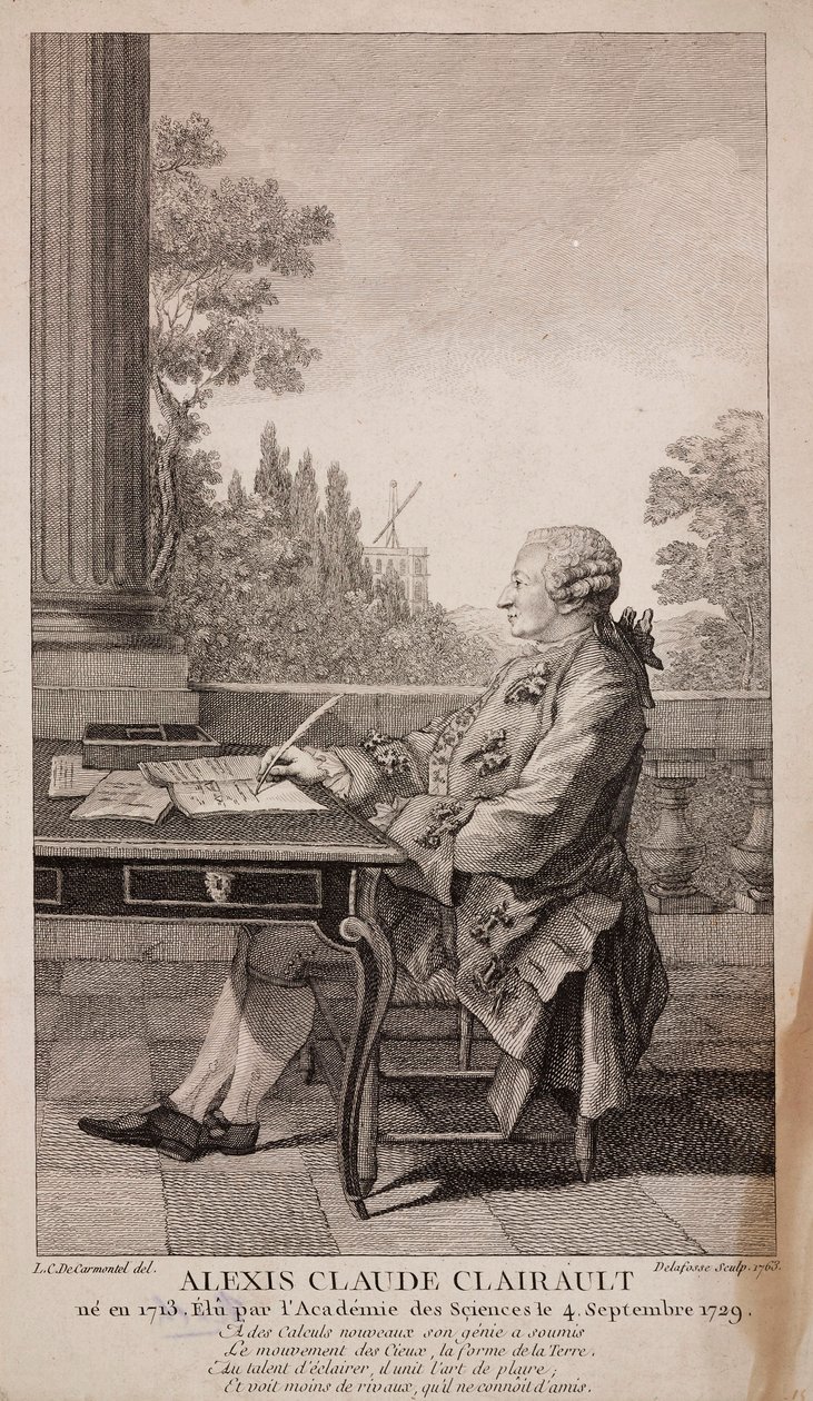 Alexis Claude Clairault (ou Clairaut), matemático francês de Unbekannt