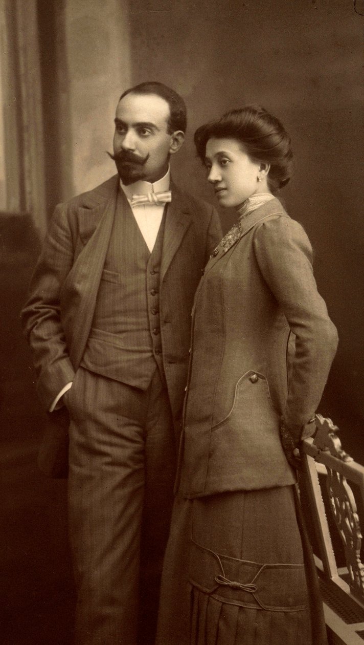 Alfredo Trombetta e a sua mulher de Unbekannt