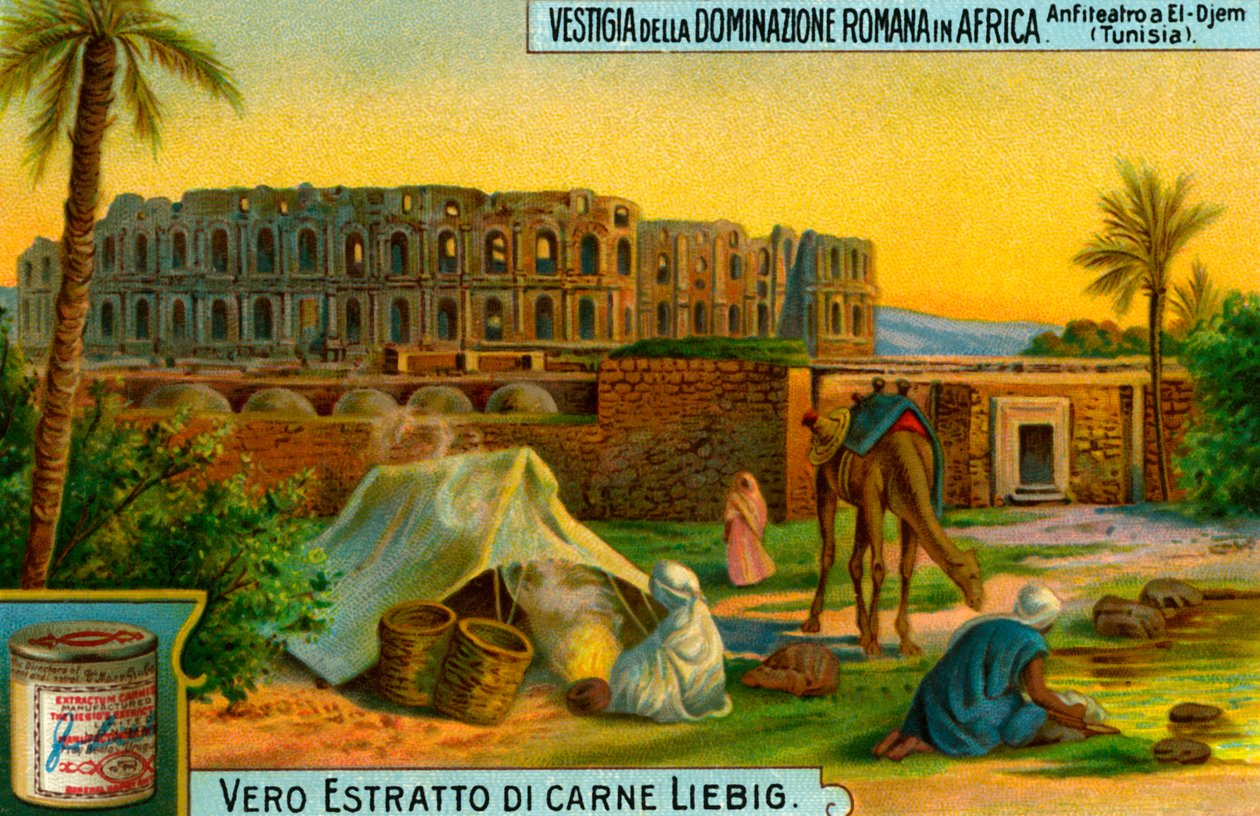 Anfiteatro de El Djem, Tunísia. de Unbekannter Künstler