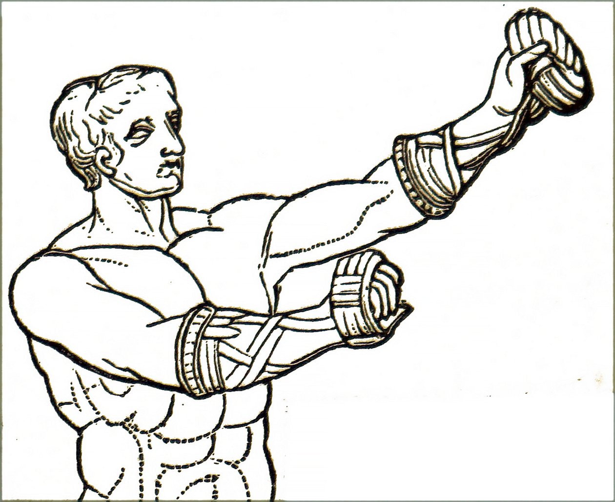 Um pugilista precoce de Unbekannt