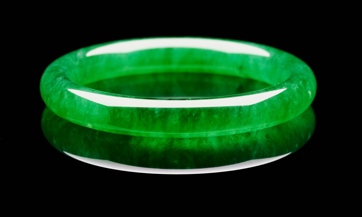 Uma pulseira de jadeíte excepcional de Unbekannt