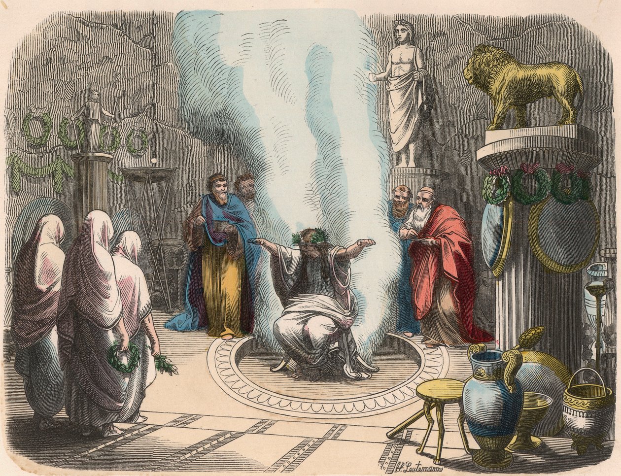 Grécia Antiga: Santuário para Apollo: Oráculo em Delfos de Unbekannt