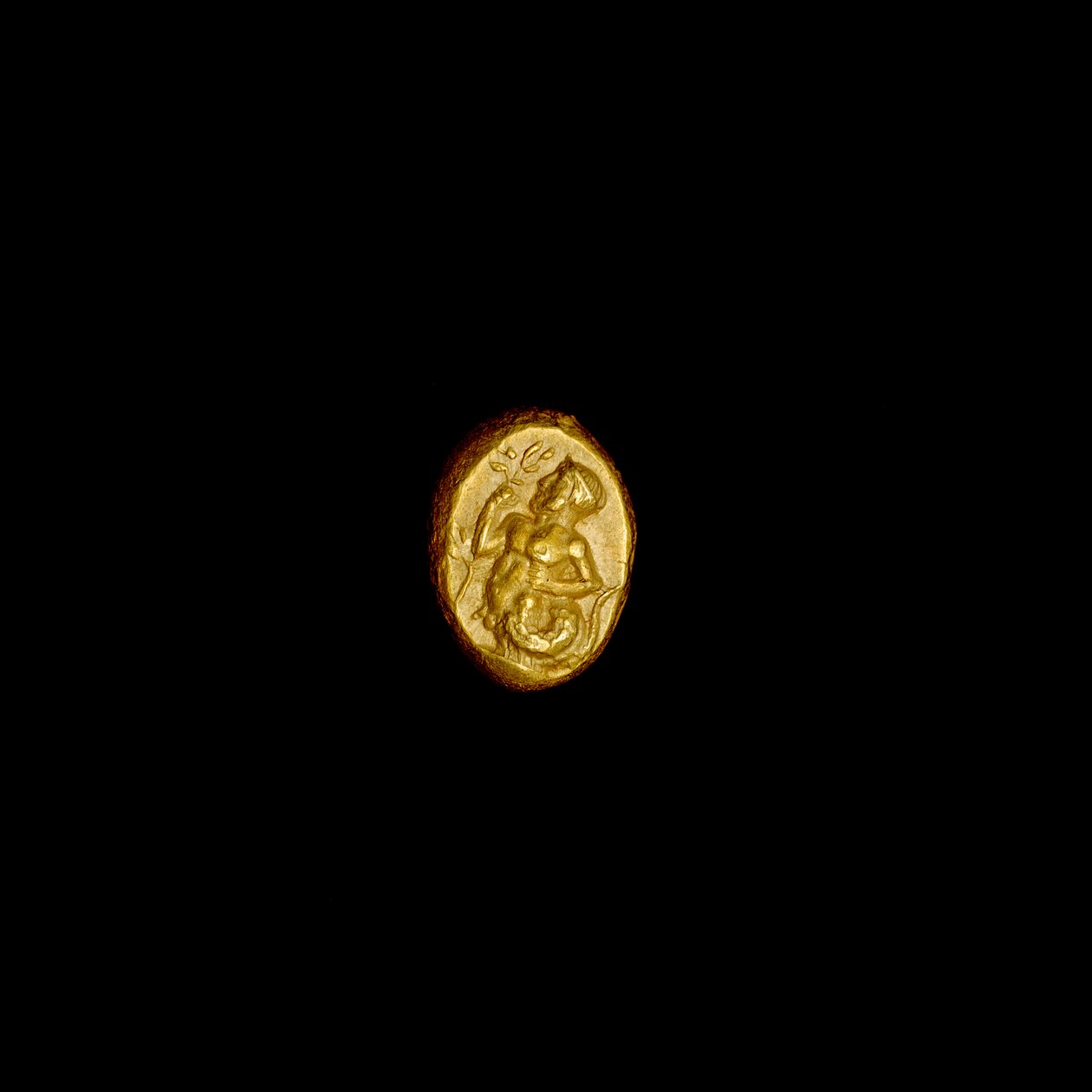 Moeda da Grécia Antiga, Mísia, Kyzikos Electrum hekte, c 475Ð410 a.C., Kekrops (foto) de Unbekannter Künstler