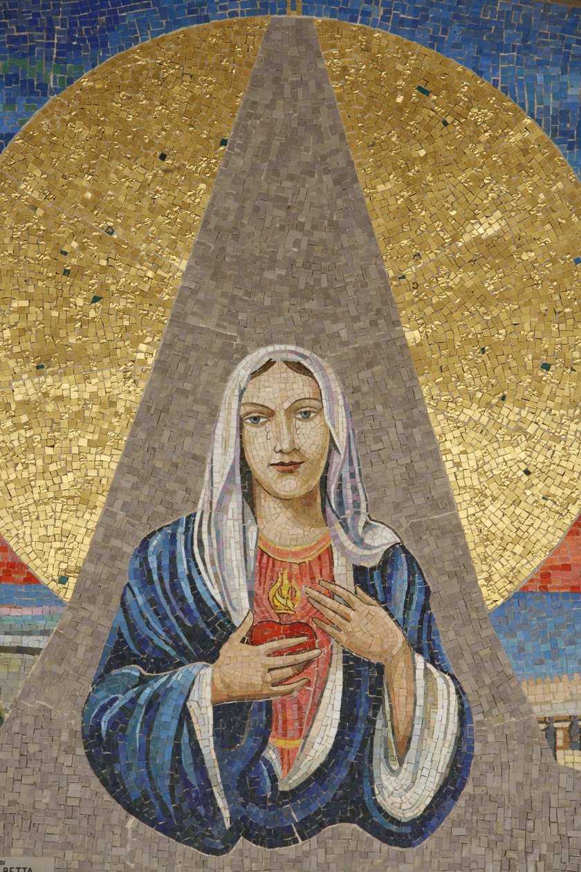 Basílica da Anunciação : Virgem Italiana (Nossa Senhora das Lágrimas de Siracusa), Nazaré, Israel de Unbekannt
