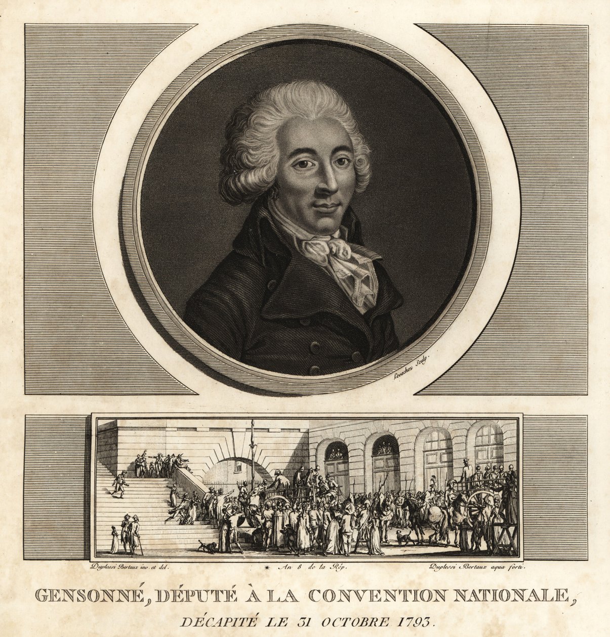 Armand Gensonne (1758-1793), político francês e deputado da Convenção de Unbekannt