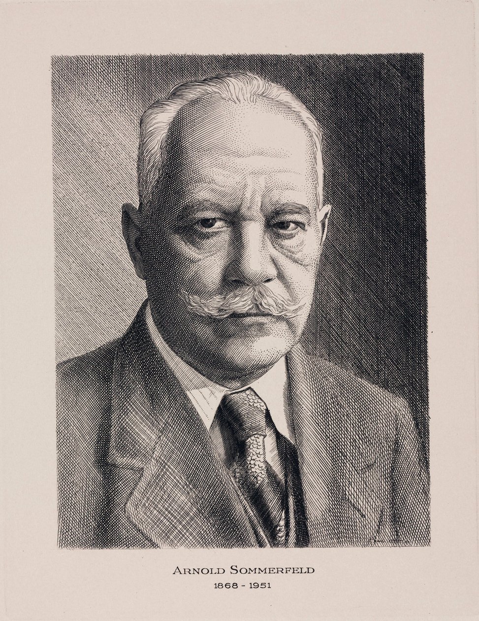 Arnold Sommerfeld, físico alemão, c 1930 de Unbekannt