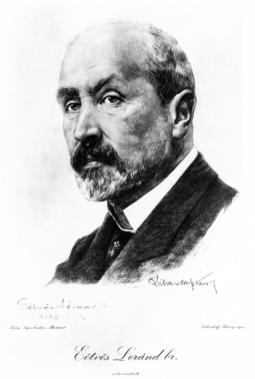 Barão Lorand Von Eotvos, físico húngaro, c 1900 de Unbekannt
