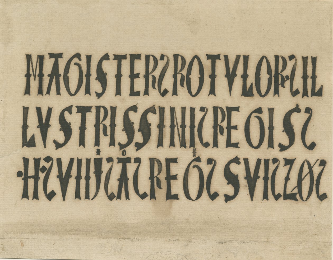 Barton sob a igreja Needwood - inscrições: fac-símile de tinta, sd [ Século XVIII] de Unbekannt