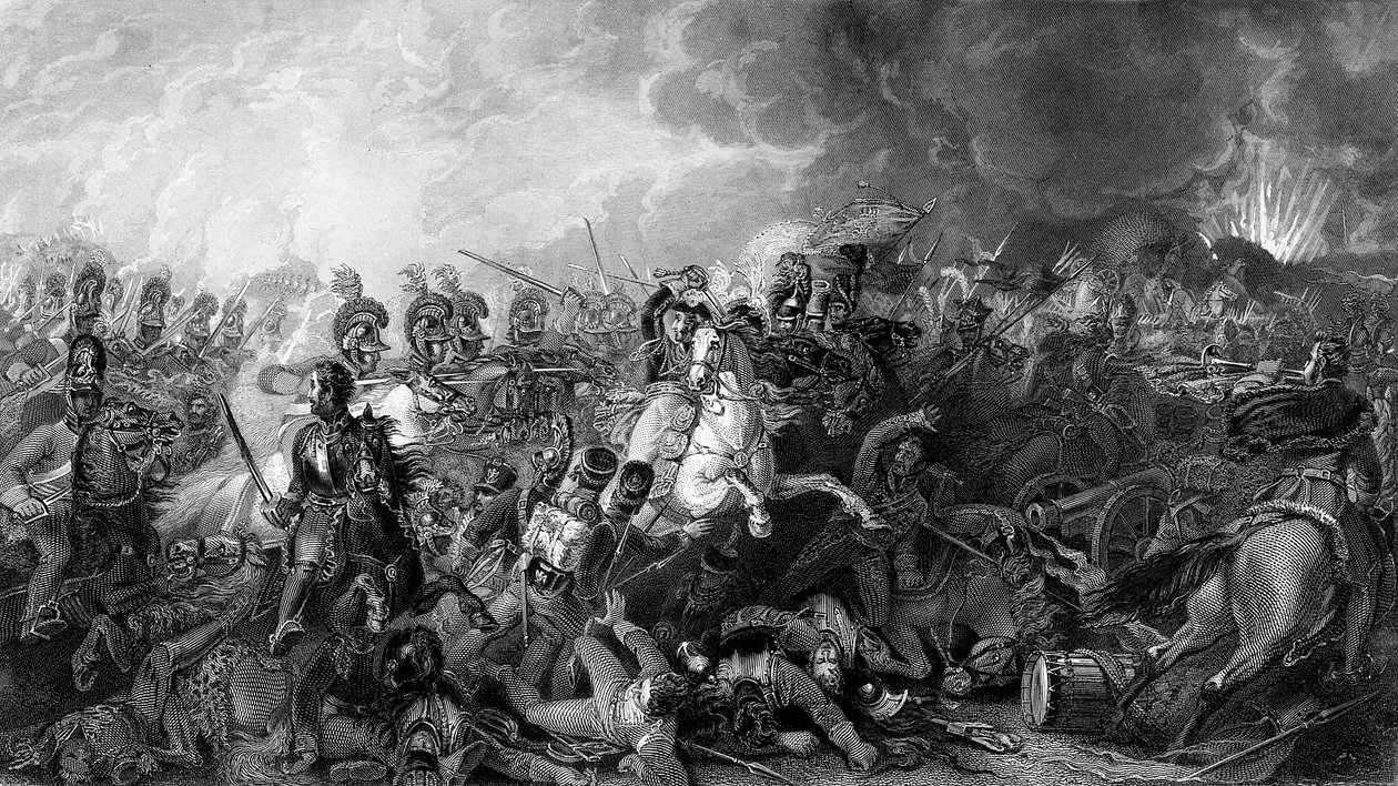 Batalha de Waterloo de Unbekannter Künstler