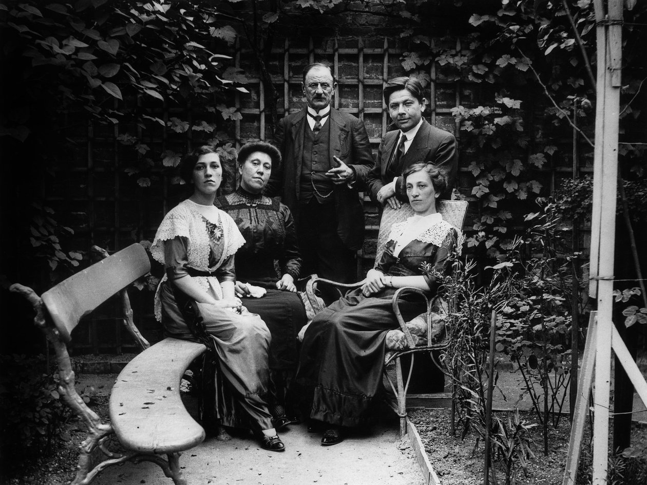 Família Bourgeois antes de 1914 de Unbekannter Künstler