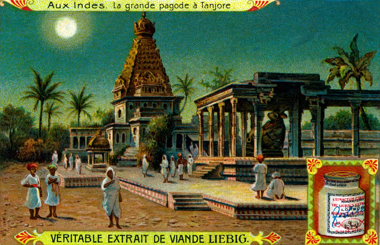 Templo de Brihadeeswarar em Thanjavur, Índia. de Unbekannter Künstler