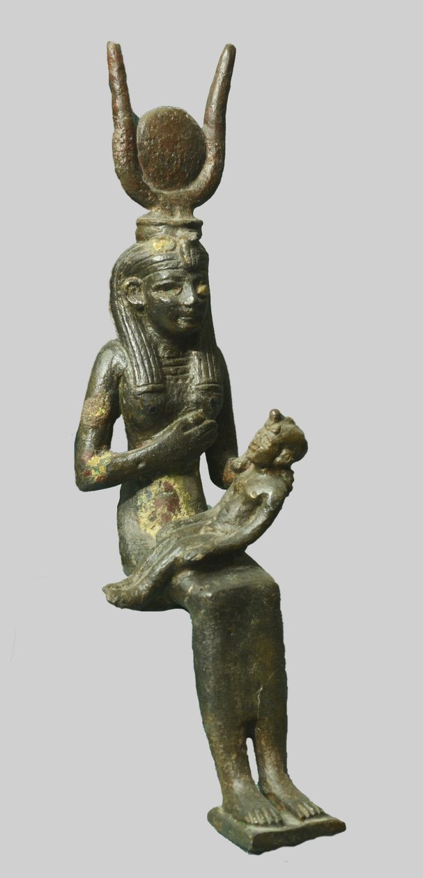 Estátua de bronze da deusa egípcia de Unbekannt