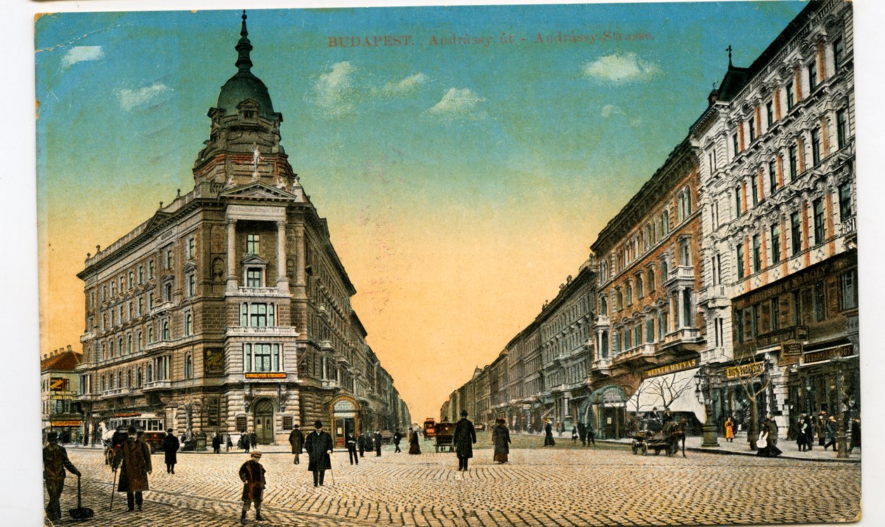 Budapeste - Avenida Andrassy de Unbekannter Künstler