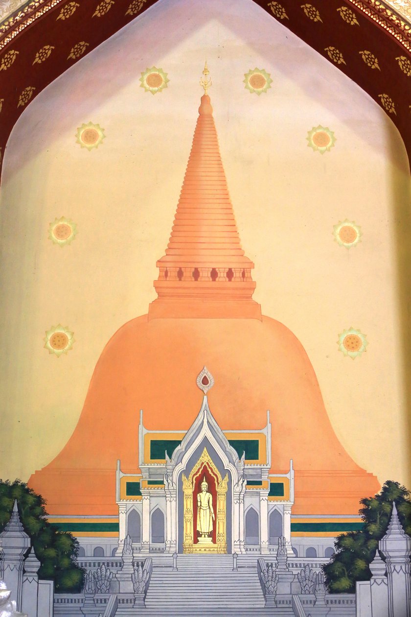 Buda. Templo de mármore. Wat Benchamabophit Dusitvanaram Ratchaworawiharn. 1899. Banguecoque. Tailândia de Unbekannt