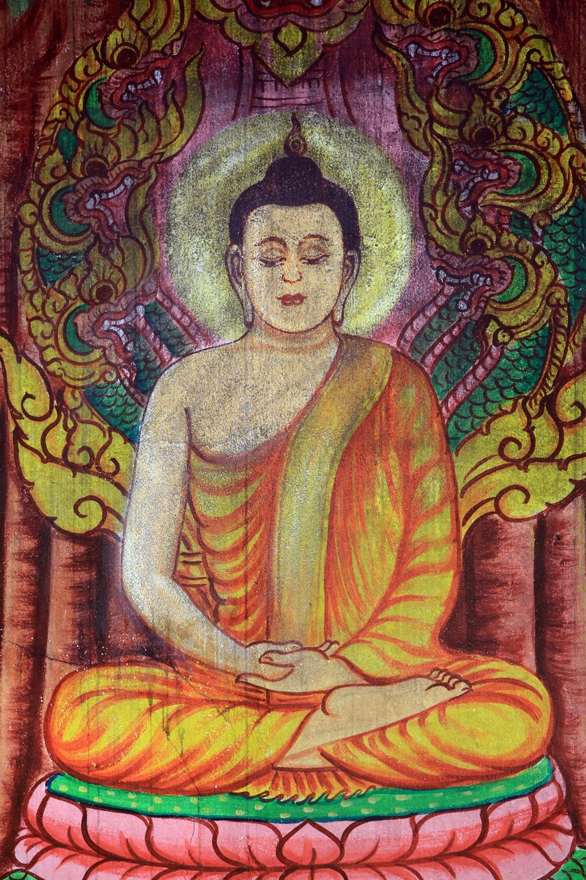 Buda quinta-feira. Wat Simuong. Wat Si Muang. Vientiane. Laos, 20151030, Vientiane, Laos. de Unbekannt